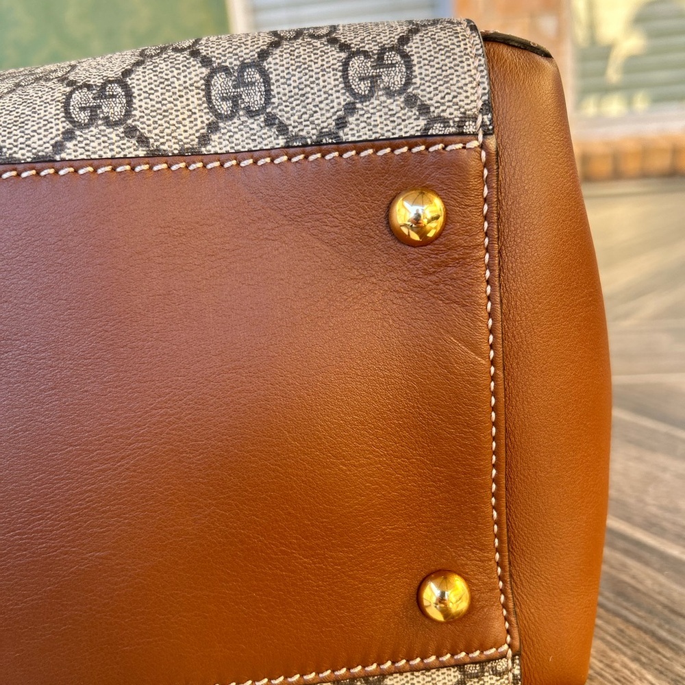 GUCCI GG Supreme Top Handle Bag - Picture 7 of 16